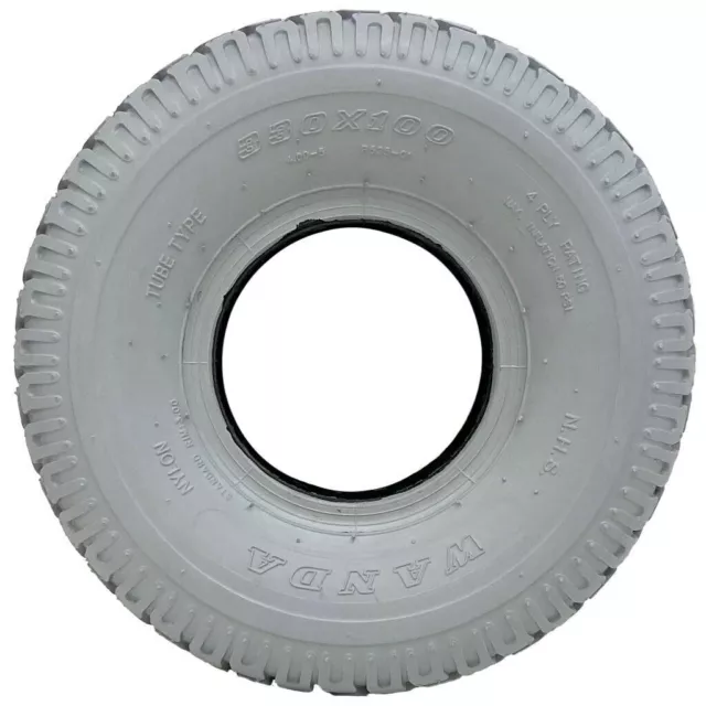 330x100 Gris Mobility Scooter Tire & Tube Pneumatiques TR87 400-5 (Ensemble... 3