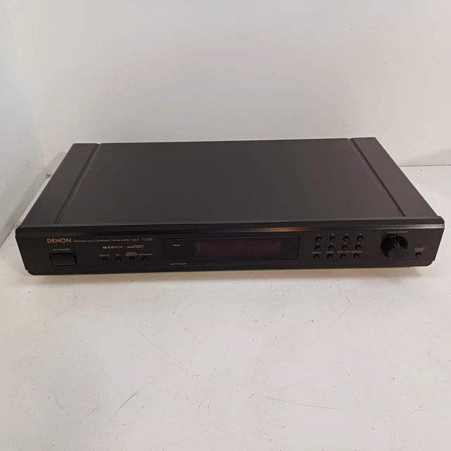 DENON TU255 DIGITAL AMFM Stereo Tuner TESTED RDSEon RadioText High