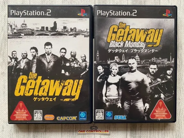 SONY PlayStation 2 PS2 The Getaway & Black Monday 2games set from Japan