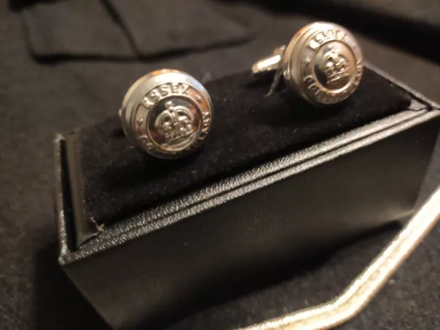 Historic Essex Police Very Smart Genuine Tunic Button Cufflinks. Handmade.