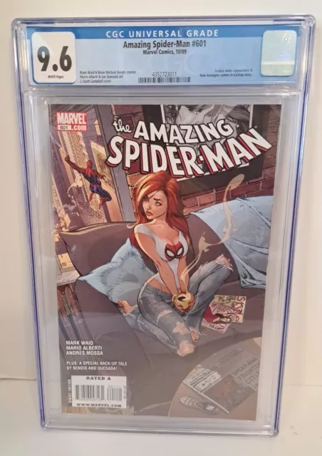 Marvel Comics AMAZING SPIDER MAN # 601 CGC 9.6 J Scott Campbell MARY JANE