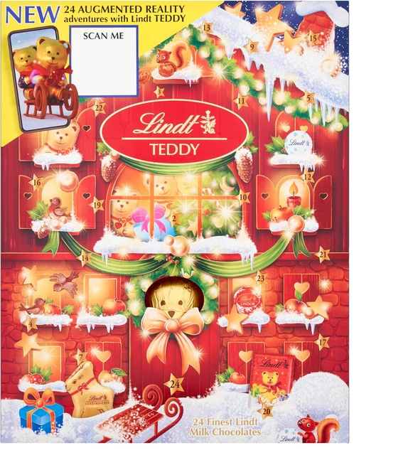 lindt-teddy-milk-chocolate-christmas-augmented-reality-advent-calendar