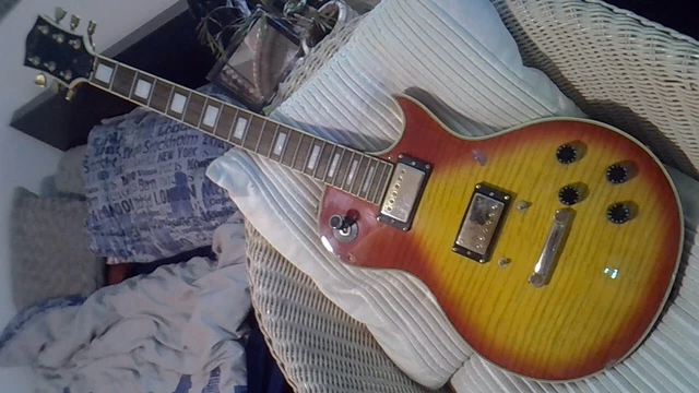 NEVADA LES PAUL Copy Cherry Sunburst £35.00 - PicClick UK