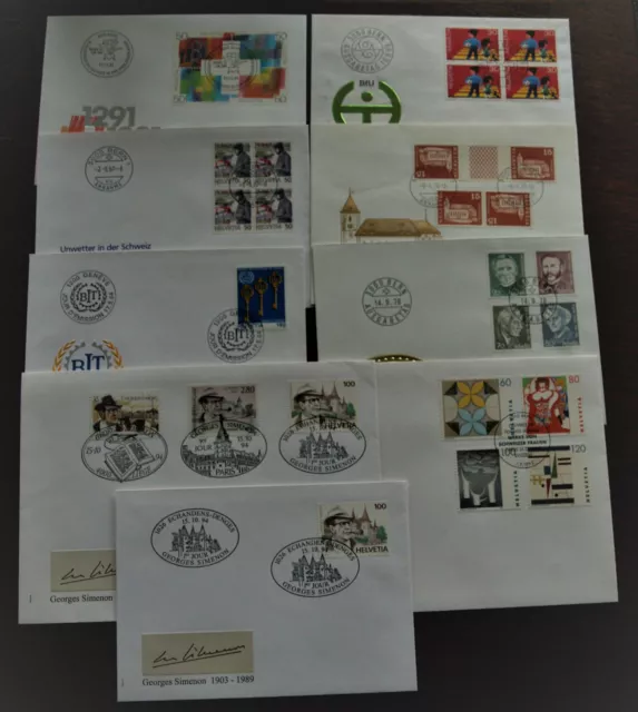 Briefmarken Schweiz FDC