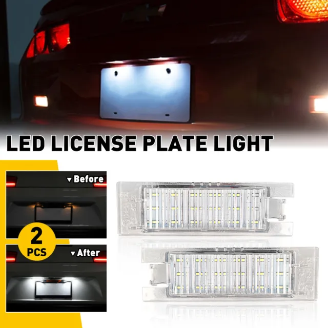 FOR 2014-2021 Malibu Camaro Chevy Volt WHITE Full LED License Plate Light EOA