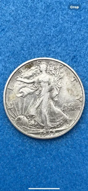 1942 S - Usa Walking Liberty Silver Half Dollar - Nice Coin