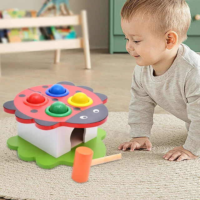 Animal Knocking Table Striking Table Wooden Children's Early Education Puzzle