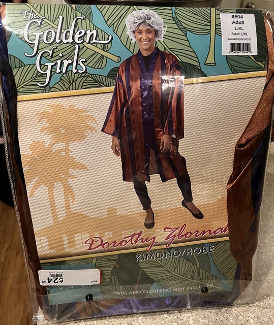 Adult Golden Girls DOROTHY ZBORNAK Kimono/Robe Costume Halloween L/XL 8-10