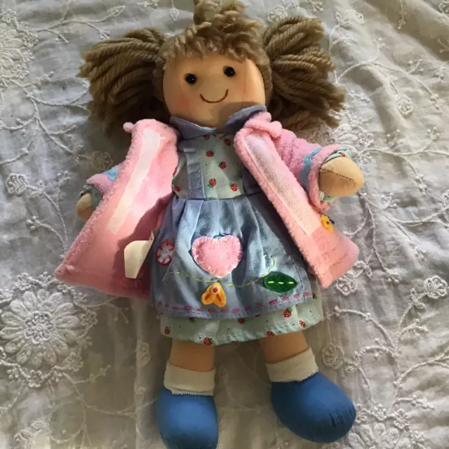 Rag Doll Nancy Soft Plush Toy Doll 11” Removable Clothes So Cute