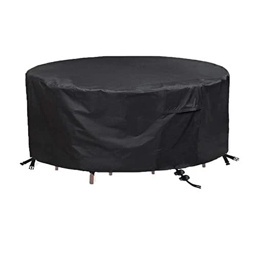 Fire Pit Cover,60 Inch Round Firepit Covers Waterproof Outdoor Patio Firelace