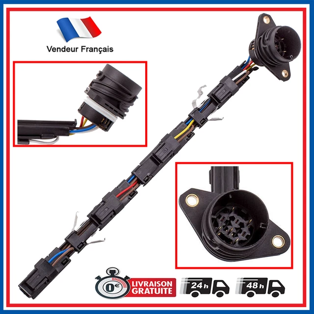 Faisceau D’injecteurs Pour Peugeot, Citroën, DS – Compatible 2.0 HDi, Réf. 6585.57, 4 Pins, Neuf, Garantie 2 Ans - 9