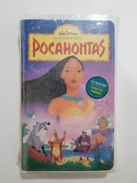 NEW! Pocahontas (VHS, 1996) A Walt Disney Masterpiece in a Clamshell Case!