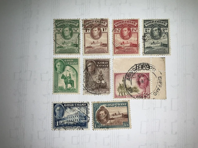 GOLD COAST -1938-48. British Colonial Used Stamps.KGV1 $6.50 - PicClick AU