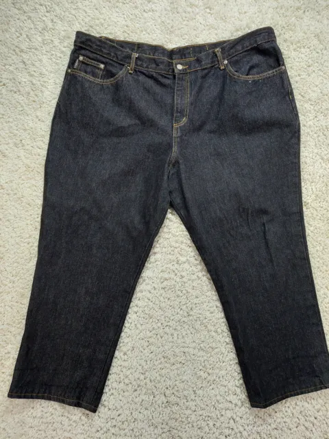 Watch LA Womens Jeans 25/26 Black Pockets Straight Leg Charcoal Wash Denim