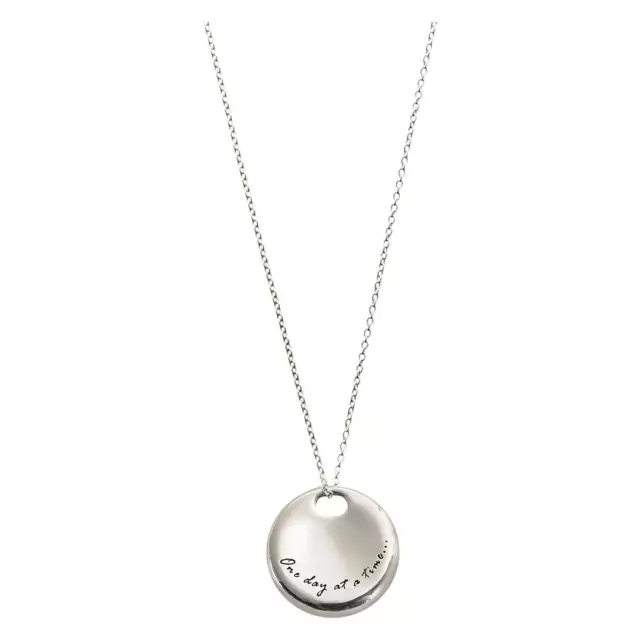 One Day at a Time Pendant - Sterling Silver Necklace for Women by FLORIANA