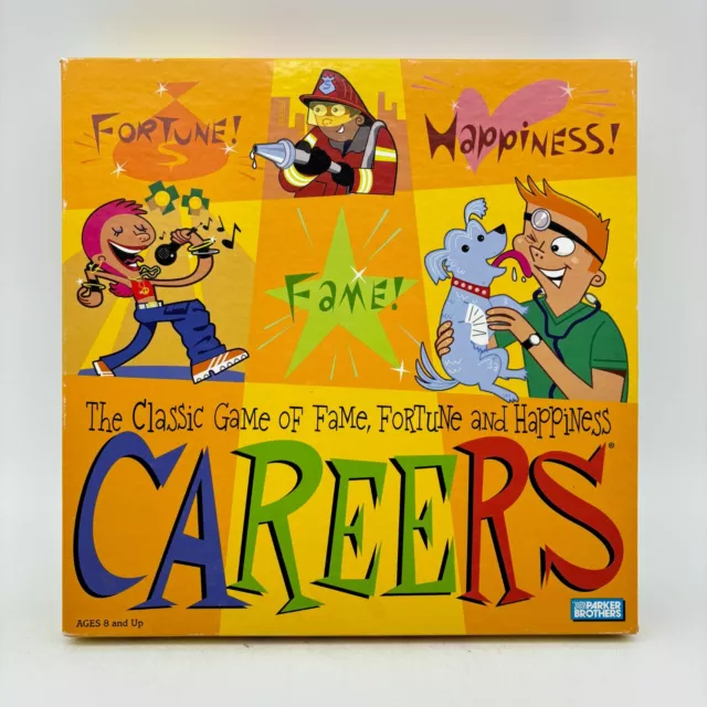 Careers Board Game COMPLETE Parker Brothers 2003 Educational Money Finance