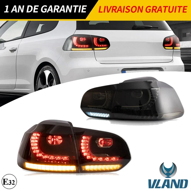 VLAND LED FEUX arrière Pour 20082013 VW GOLF 6 MK6 VI GTI GTD R TSI