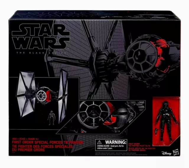 Star Wars The Black Series: First Order Special Forces Tie Fighter, Brand New