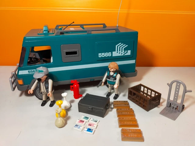 sympa  véhicule  Convoyeurs De Fond 5566  Playmobil (  banque  ) 2091