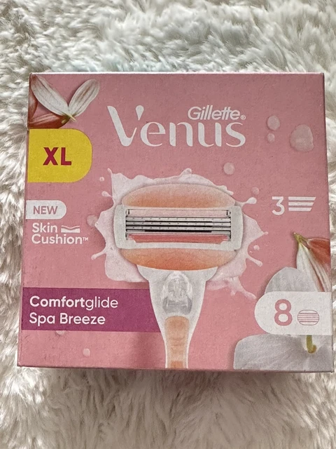 Gillette Venus XL Comfortglide Spa Breeze 8 cuchillas totalmente nuevo en caja