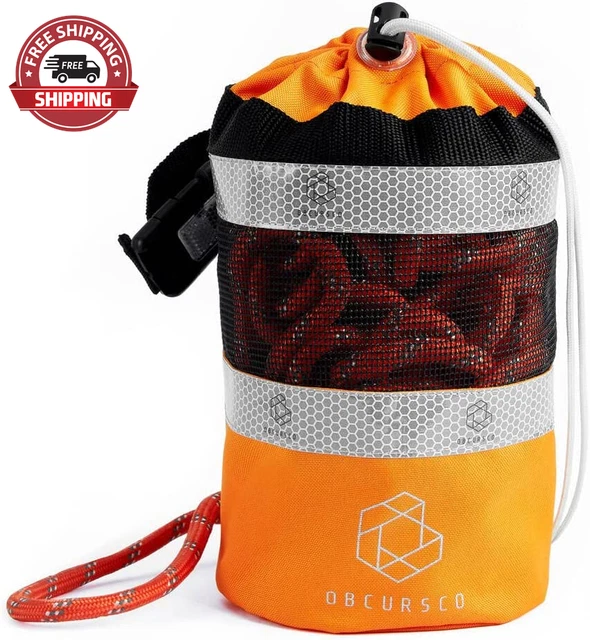 Throw Bags for Water Rescue with 70Ft Reflective Throw Rope, Floating Throw Bag