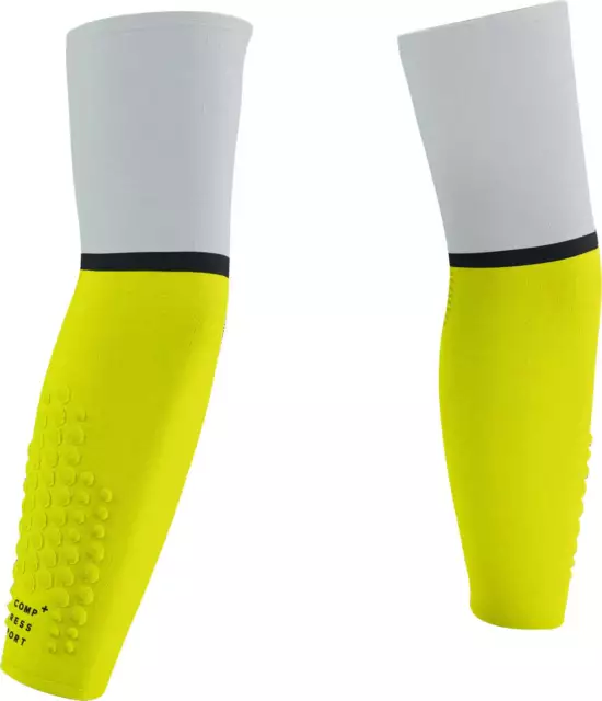 Compressport Unisex ArmForce UltraLight Arm Sleeve Running Lightweight - White