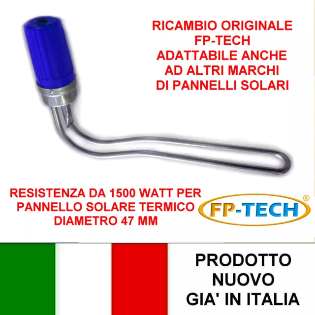 Resistenza 1500 Watt Per Pannello Solare Termico Acqua Calda Circolazione Natura