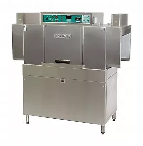 Eswood 100-150 Rack Per Hour 2 Speed Automatic In-Line Conveyor Dishwasher ES150