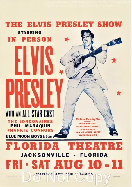 Elvis Presley Concert Poster 12"x18"