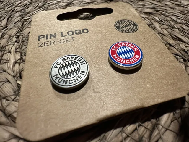 Pin Set Logo FC Bayern München Fußball Bundesliga