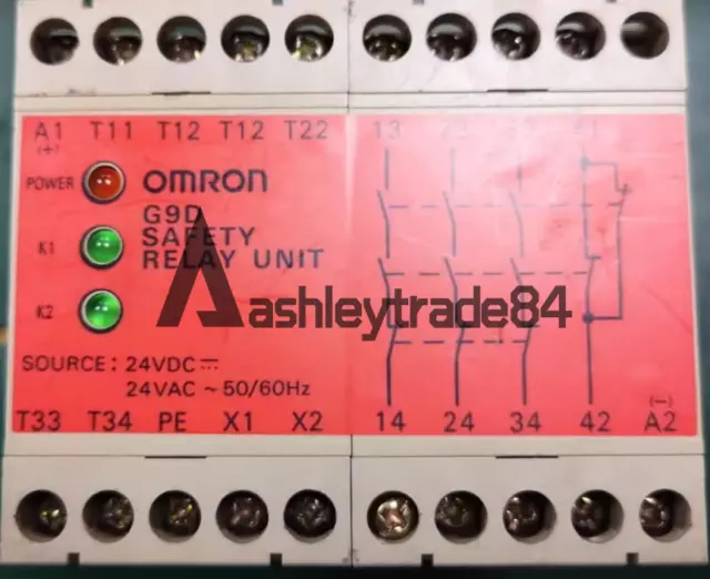 1PC Used Omron Safety Relay G9D-301