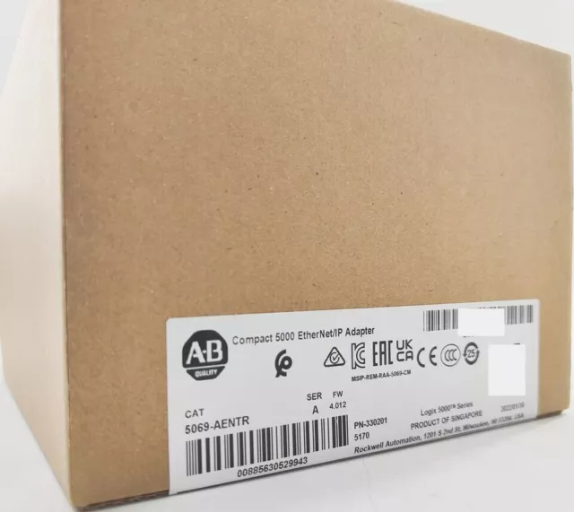 Allen-Bradley 5069-AENTR SER A Compact 5000 EtherNet/IP Adapter Factory Sealed