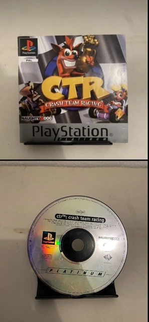Notice CTR Crash Team Racing Pour PS1 - Complet, Bon état, Parfait Pour Collectionneurs