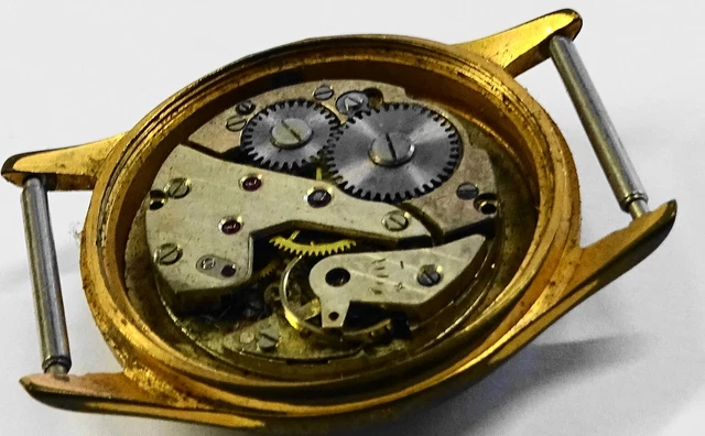 Montre Mécanique Vintage Suisse PERFEX - Boîtier Plaqué Or Art Déco - Occasion