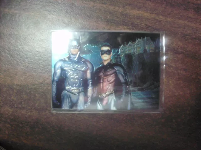 Batman & Robin 1995 Batman Forever Animaction Insert Chrome Card 6 Of 10 Dc