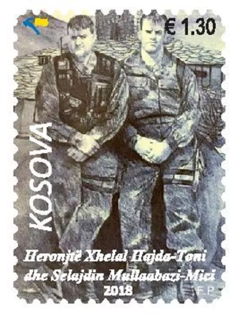 Kosovo Stamp 2018. Army Heroes - Toni & Mici. Set MNH