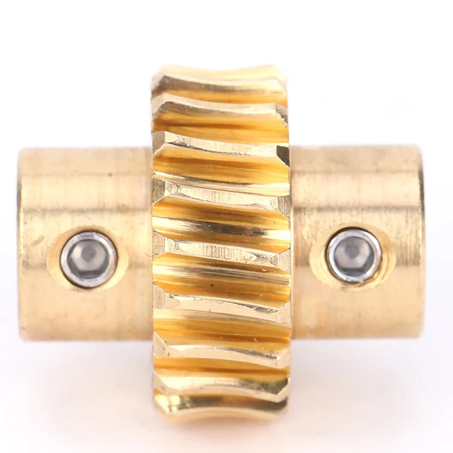 Industrial Robot 10:1 Worm Wheel Bronze Worm Gear Metal Worm Set Accessories