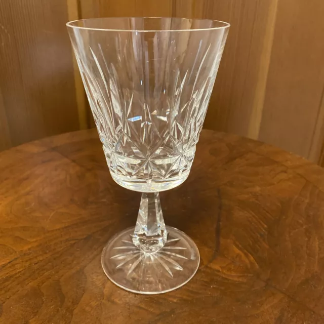 Waterford Rosslare Water Goblet, 6 3/4" , VGUC, Retired Old Mark. Very Heavy