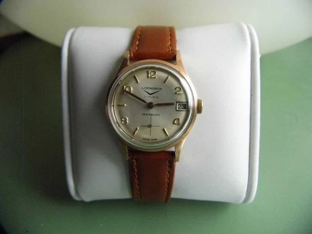 OROLOGIO, LOENGRIN, 17 Rubis, Incabloc, 8250, Vintage, Usato