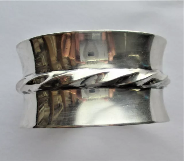Silver Flutes by Towle Sterling Silver Napkin Ring Original #102 1" x 2"