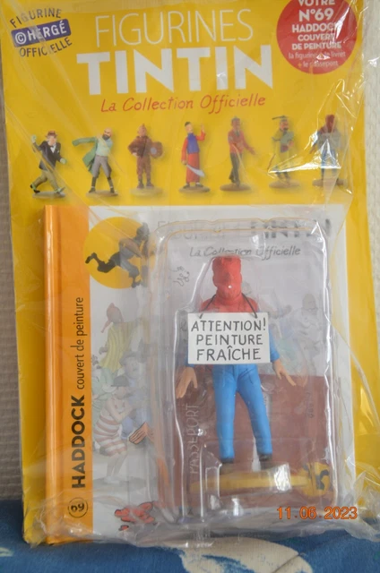 Figurine Tintin Collection Officielle N°69 – Haddock Couvert De Peinture, Scellée