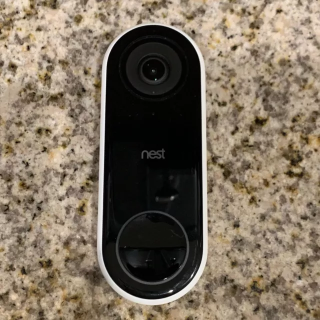 Google Nest Hello Smart Wi-Fi Video Doorbell A0077 Powers On