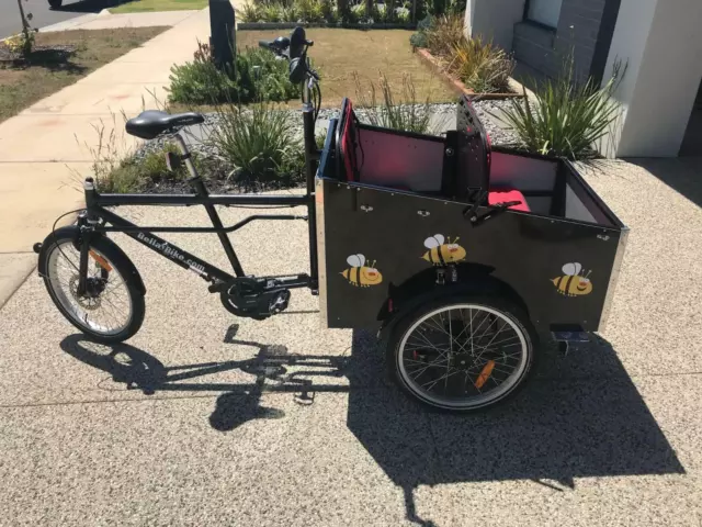 BELLABIKE DANISH ELECTRIC Cargo E Bike 4 Kids like Bakfiets