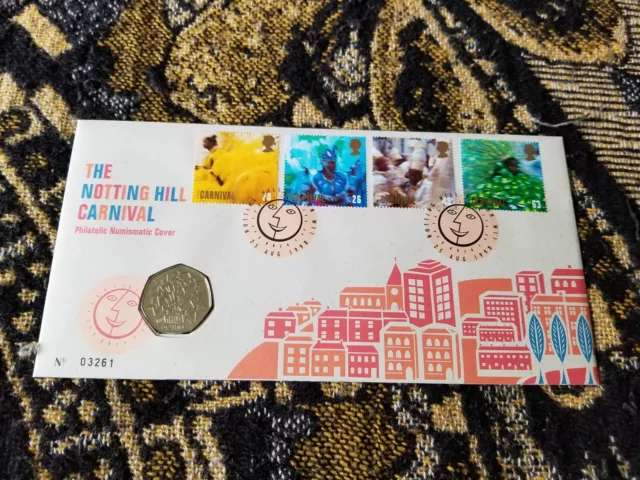 Great Britain First Day Cover - 50 Pence 1998 - Notting Hill Carnival - Q41
