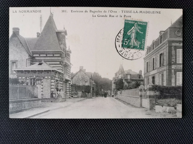 CPA 61 Environs de Bagnoles de l'Orne - TESSE-LA-MADELEINE - La Grande Rue