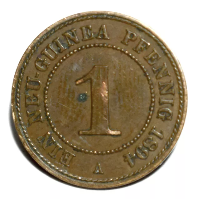 Deutsch-Neuguinea 1 Pfennig 1894 Deutsche Kolonie (vorzüglich)