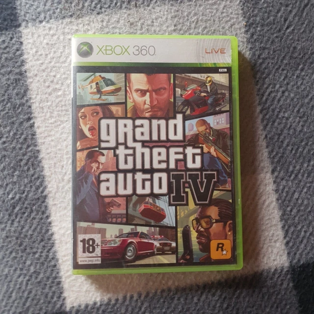 GRAND THEFT AUTO IV Xbox 360 version PAL FR Avec livret EUR 9,99