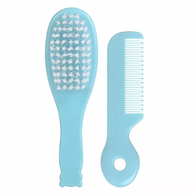 SOFT FIRST STEP Hair Brush & Comb Set in White Soft & Gentle for your Baby UK To