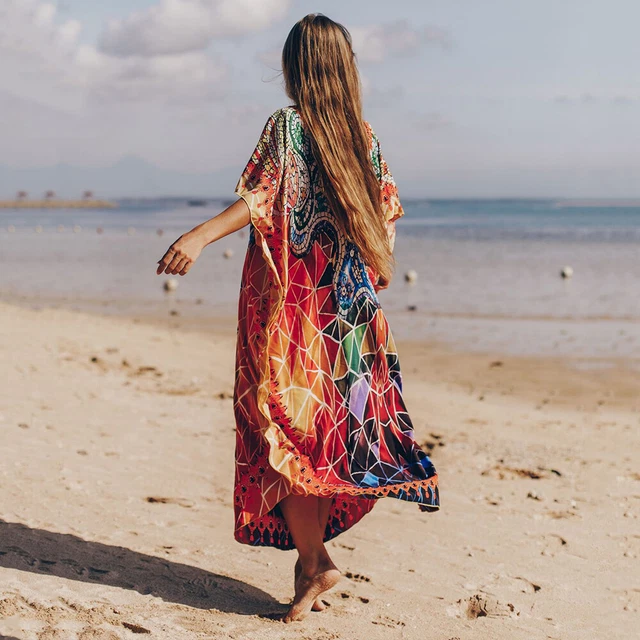 Damen Maxikleid Aus Baumwolle - Sommerkleid Lang, ärmellos, Mit Ketten-Akzent, In Größe 35 (S-42)