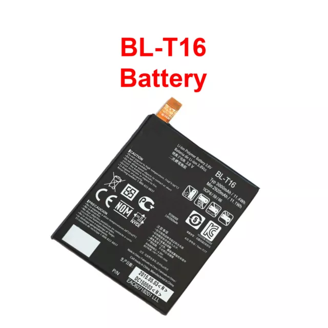 OEM SPEC BL-T16 3000mAh 3.8V For LG G Flex 2 Internal Li-ion Battery H950 LS996